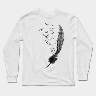 Feather and birds Long Sleeve T-Shirt